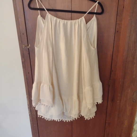 Lush Cream Dress - Romantic Boho - Picture 3 of 7